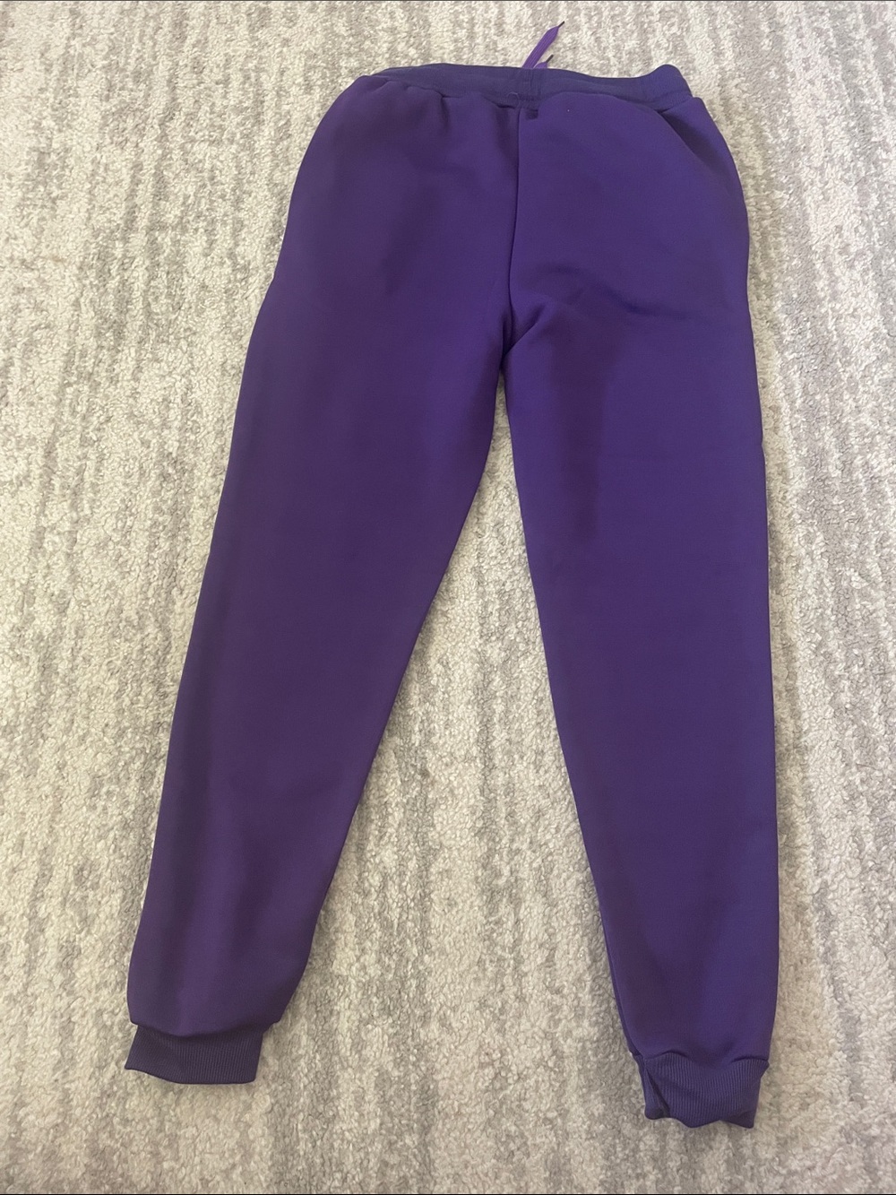 Carhartt Purple Jogger Sweatpants with White & Yellow Logos - Picture 2 of 2